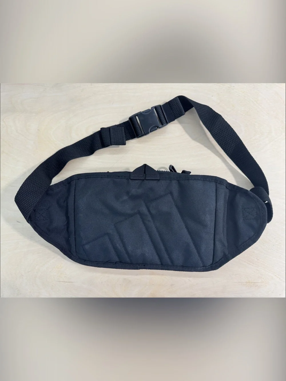 Adidas Black Fanny Pack with Buckle Strap